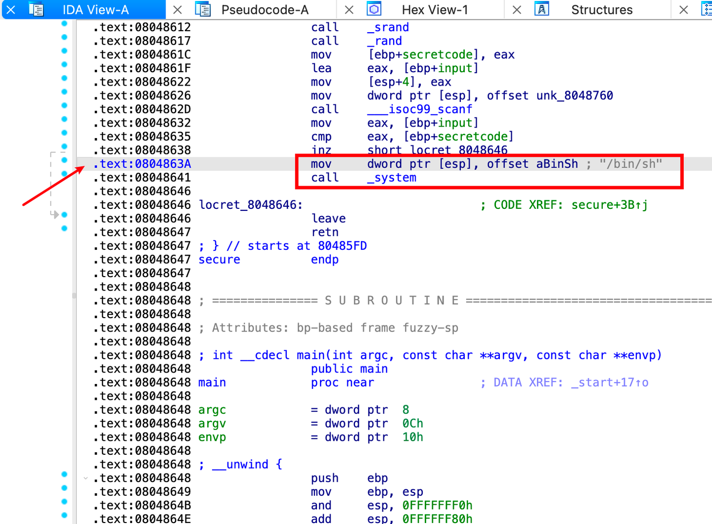 x86下的 ret2text 缓冲区溢出入门 - 知乎