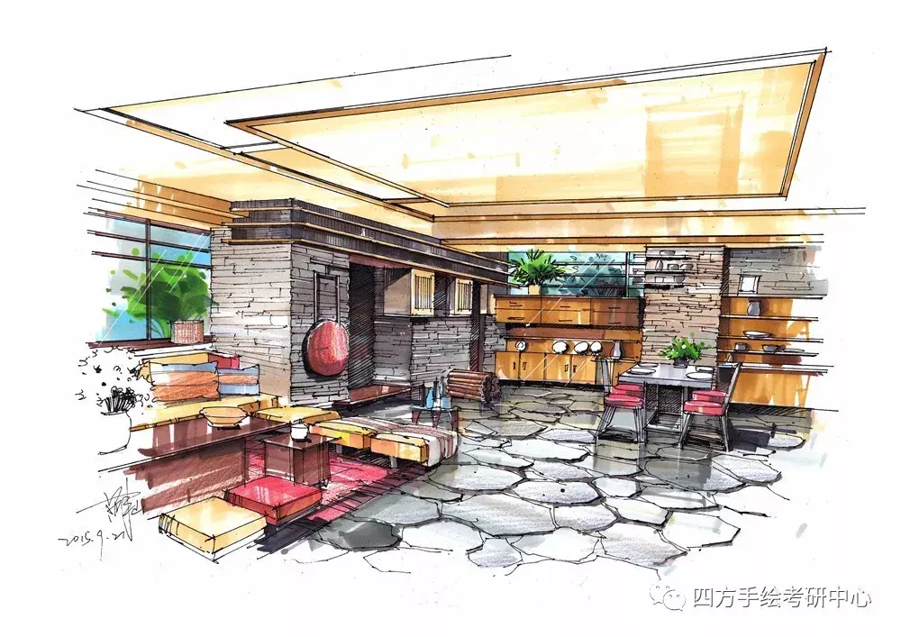如何画好室内设计手绘? - 知乎