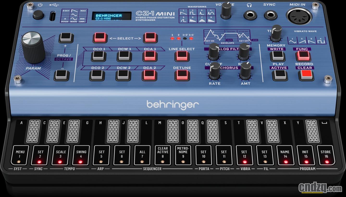 百灵达以CASIO CZ-1 为灵感做了一款迷你合成器- 知乎