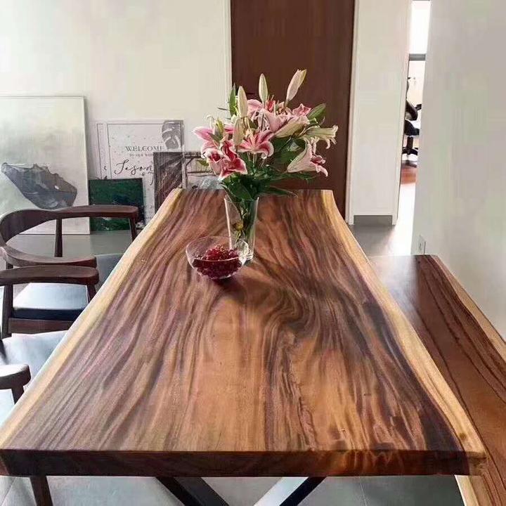 现代简约装修风格最适合的茶桌：南美胡桃木实木大板 - 知乎