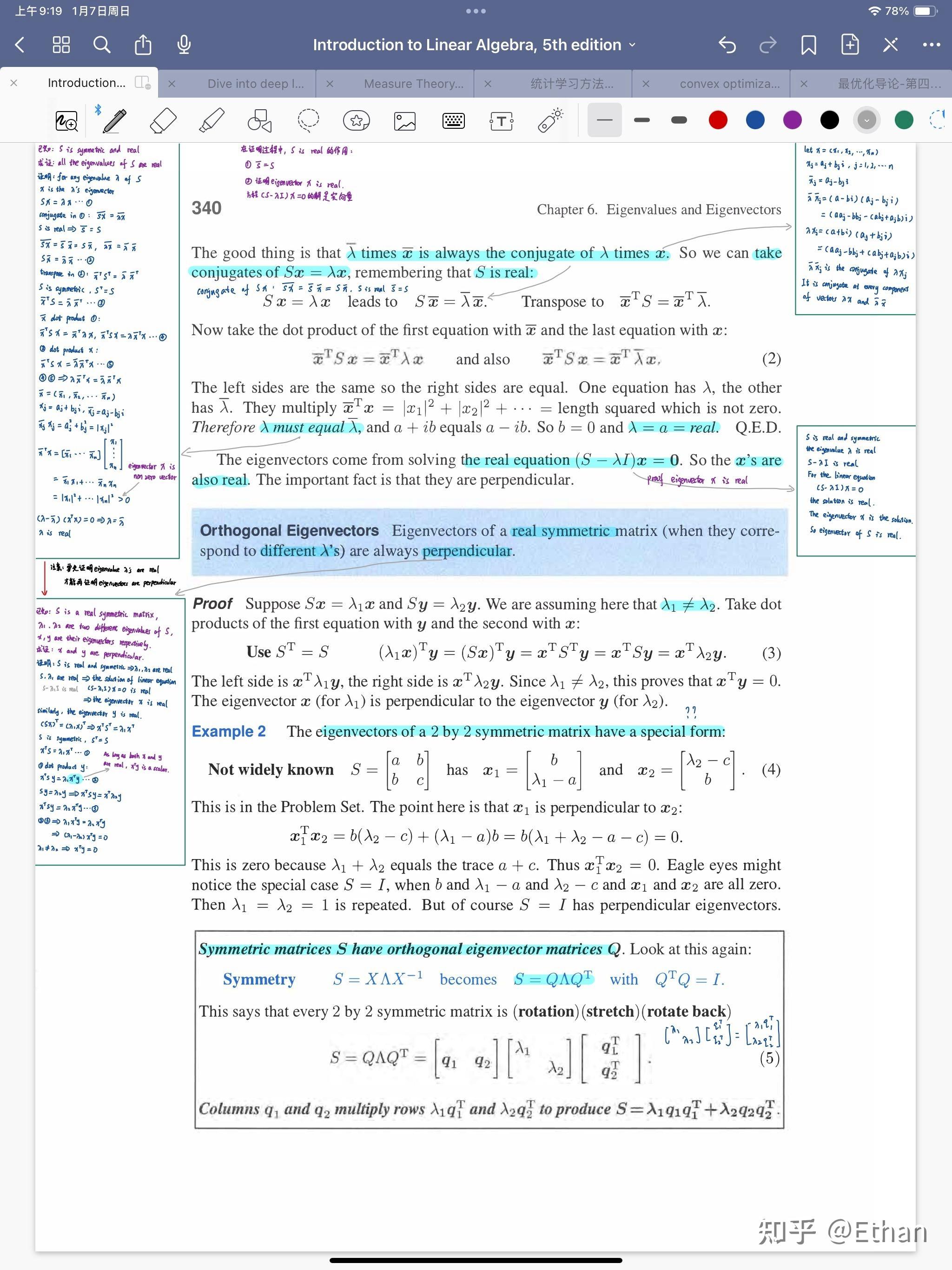 Mit Linear Algebra Notes 最近打算把MIT老爷子的线性代数教材从头到尾证明梳理一遍 - 知乎