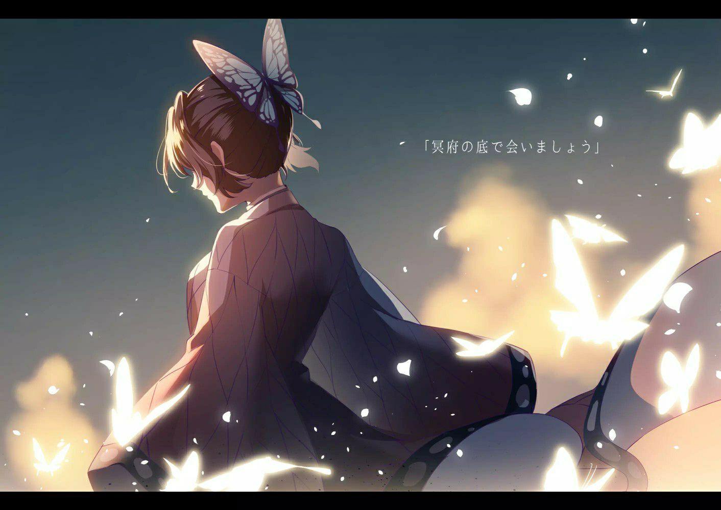 有没有一些蝴蝶忍姐姐的美图可以做壁纸的那种