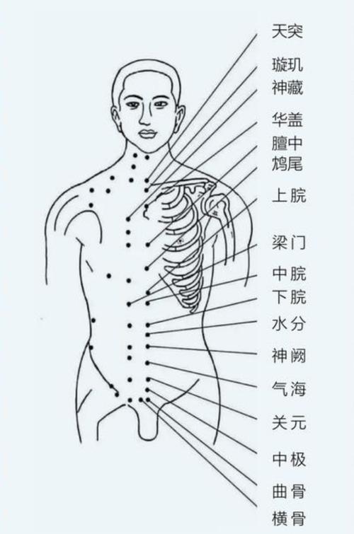 八门遁甲图人体图片