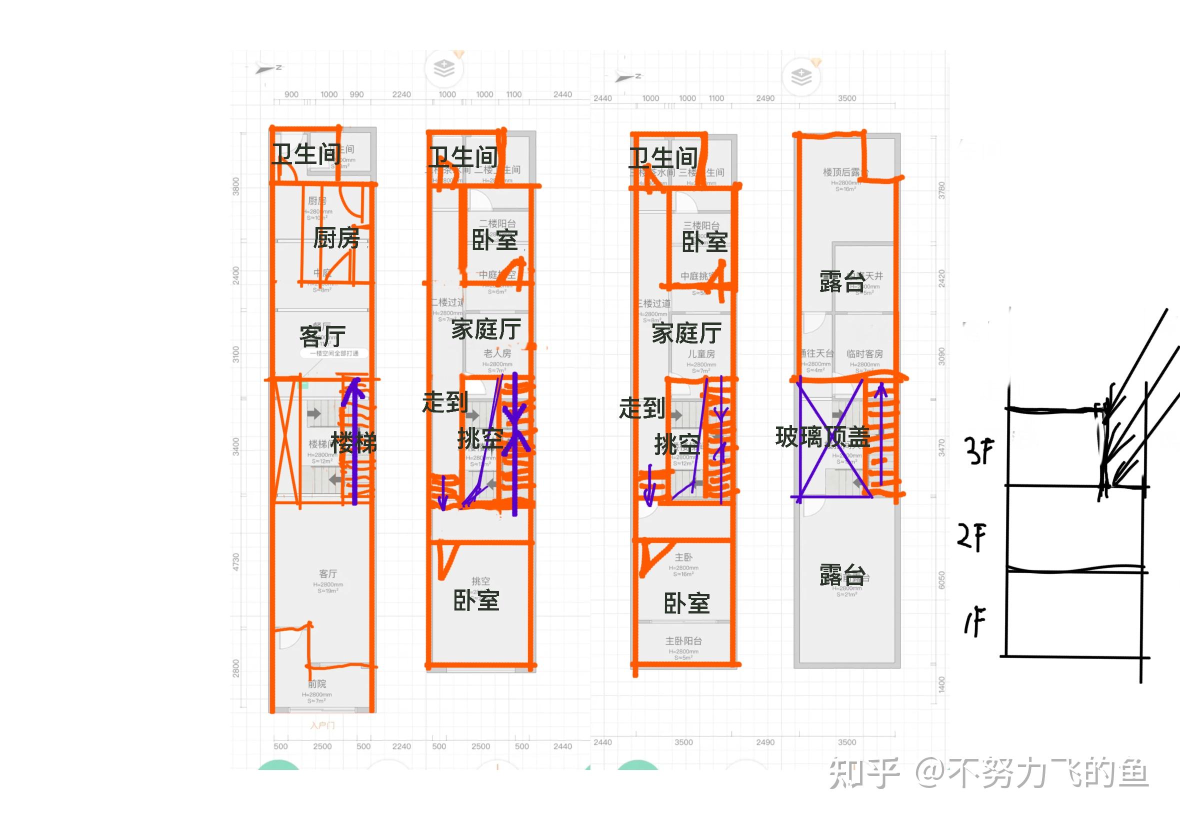 5米宽20米长房屋设计图图片