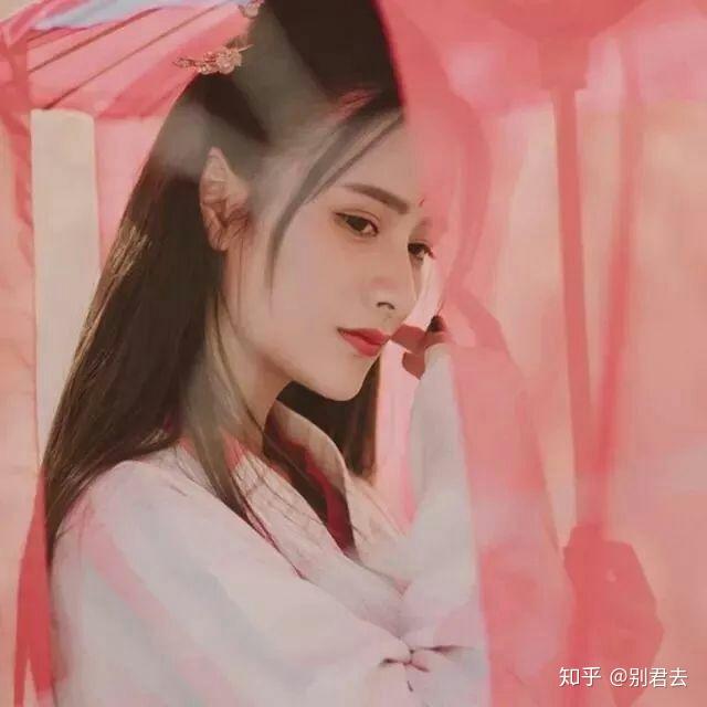 古风头像女戴面纱图片