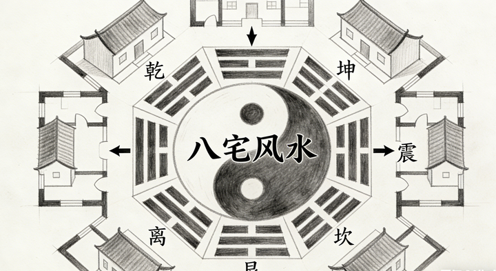 命卦与宅卦:八宅风水,是人生算法还是空间密码? - 知乎