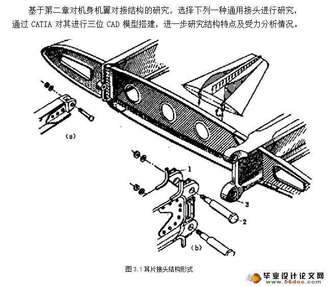 飞机机翼结构图解剖图图片