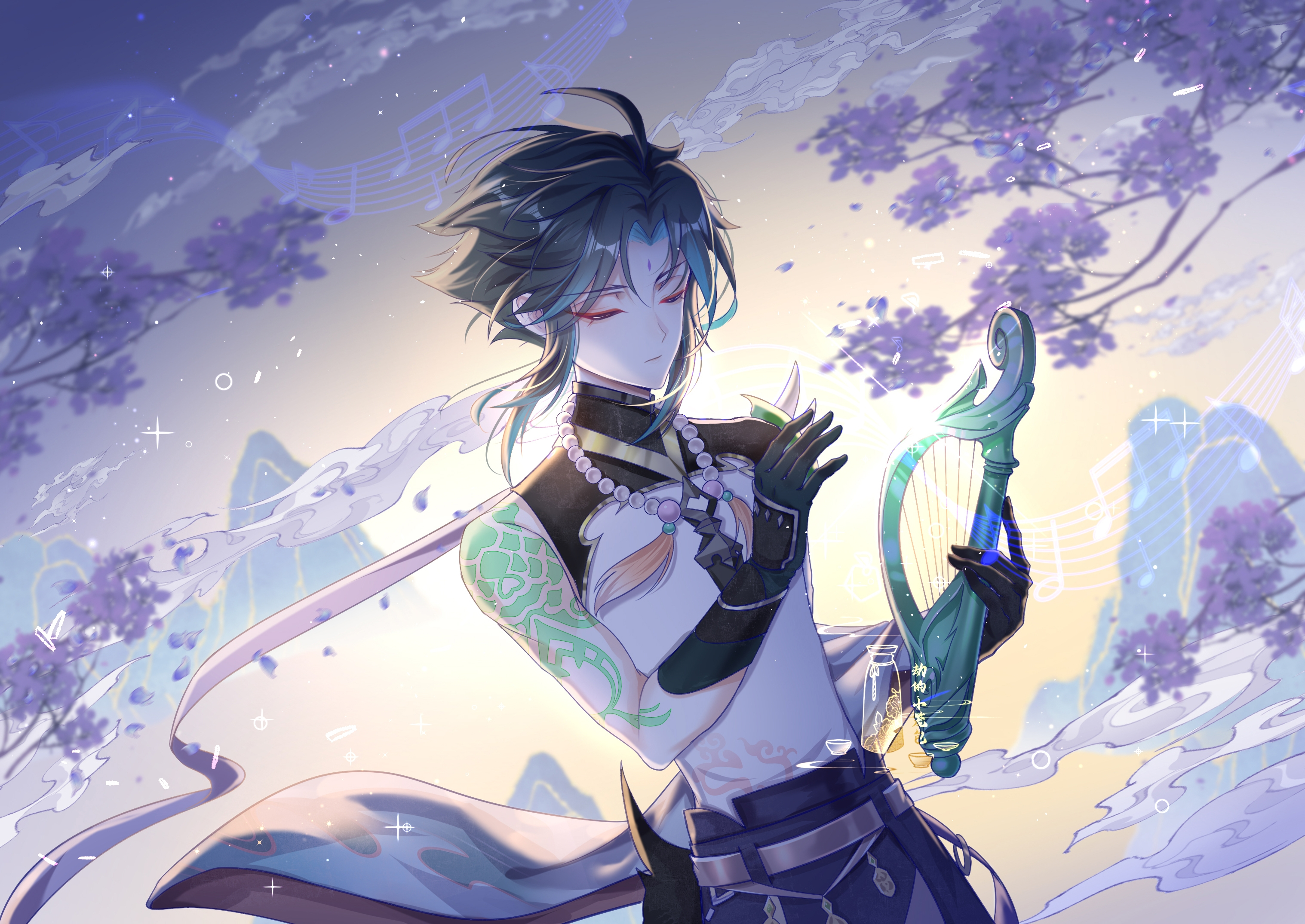 求原神魈高清美图无水印? - 知乎