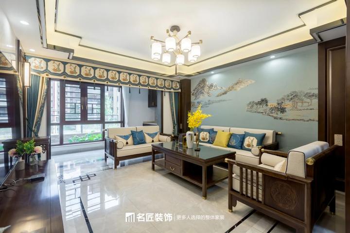 【生活美学】128㎡新中式,充满诗意的全屋定制 - 知乎