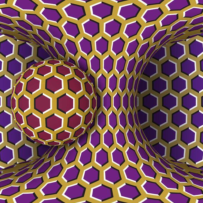 你在网上见过哪些很神奇的视觉错觉图? - 知乎