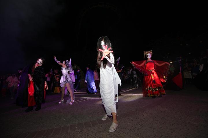 撞鬼咯!长鹿竟然系月黑风高的夜晚聚众闹鬼?