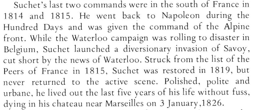 加里尔絮歇为何总是被人遗忘絮歇军事能力不比达武马赛纳弱