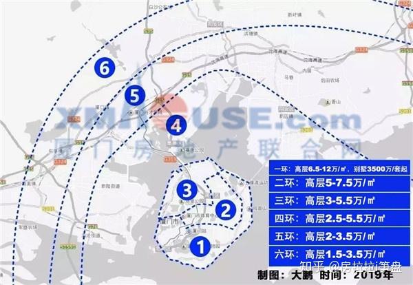 最高13万/㎡,最低1.4万/㎡!厦门最新房价地图发布!你家在哪级? - 知乎