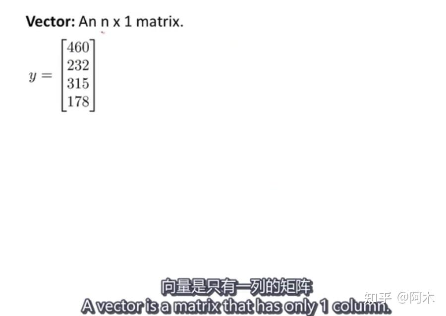 机器学习（六）-矩阵和向量 - 知乎