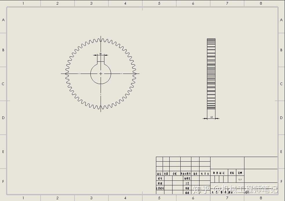 solidworks齿轮简化图图片