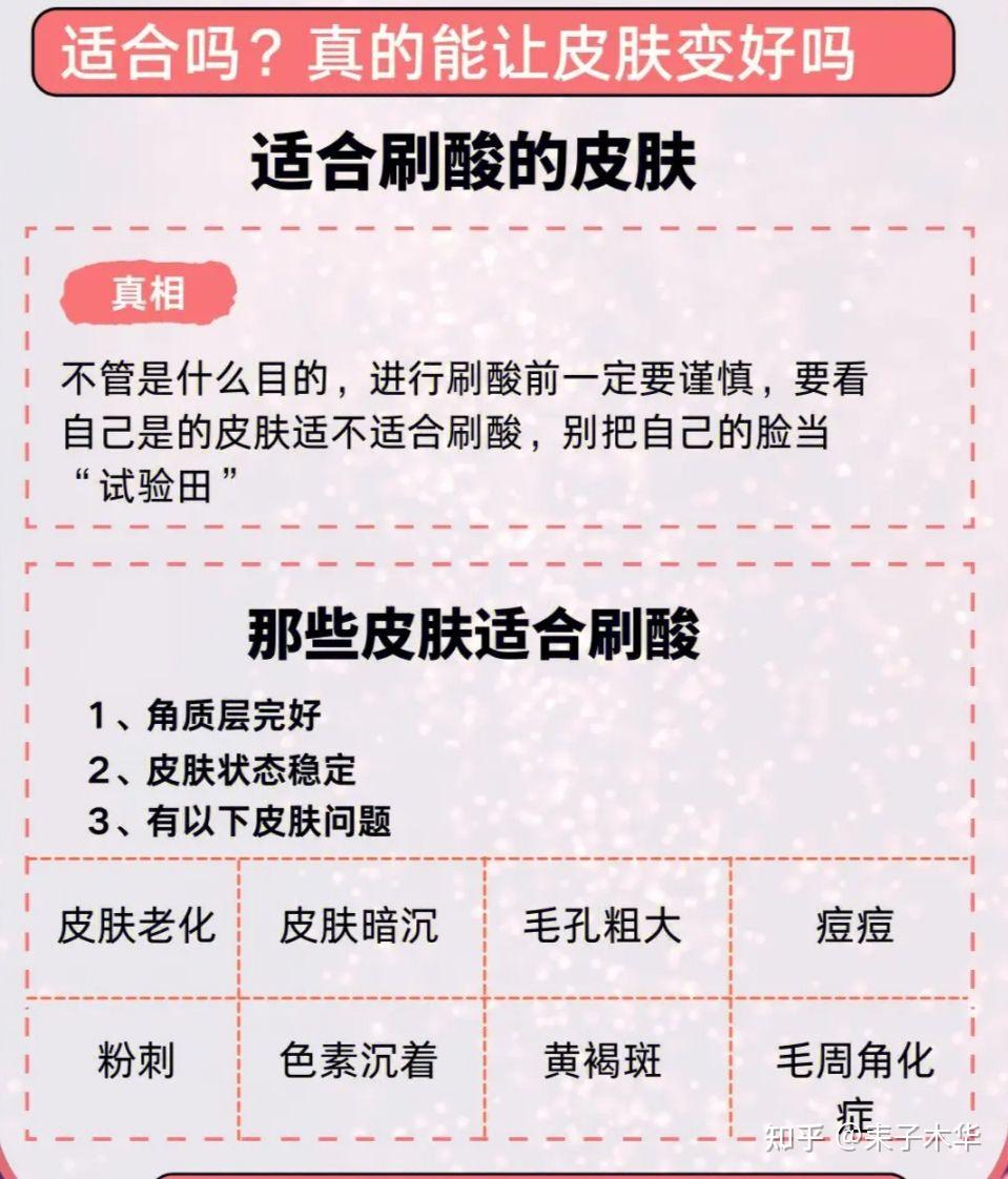 刷酸真的有效果吗?什么样的皮肤适合刷酸? - 知乎