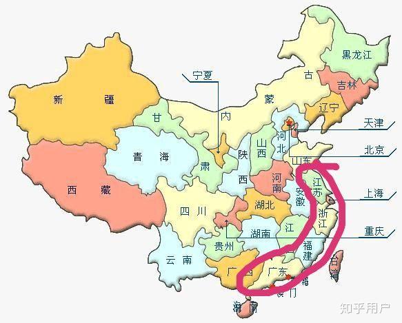 把同为东南沿海的粤闽浙苏4个省份的gdp加起来能排进世界多少名呢