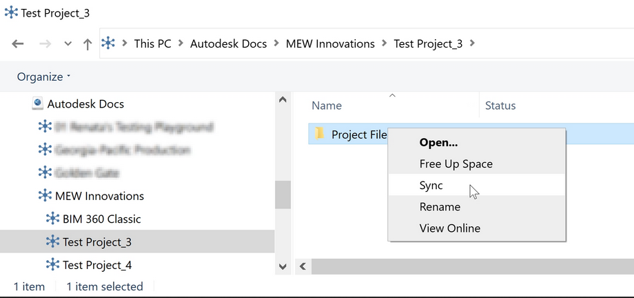 如何使用 Desktop Connector 将文件从 BIM 360 或 ACC Docs 下载或同步到我的本地驱动器 ？ - 知乎