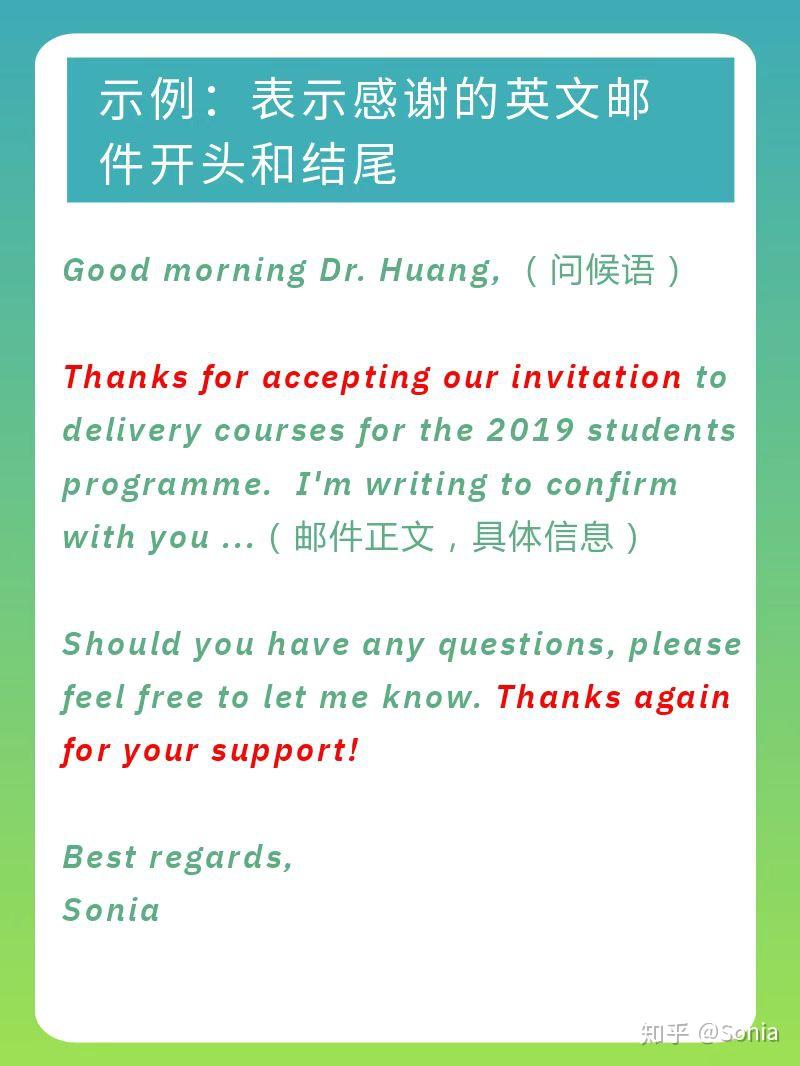 职场英语干货（二）英文邮件如何结尾？ - 知乎