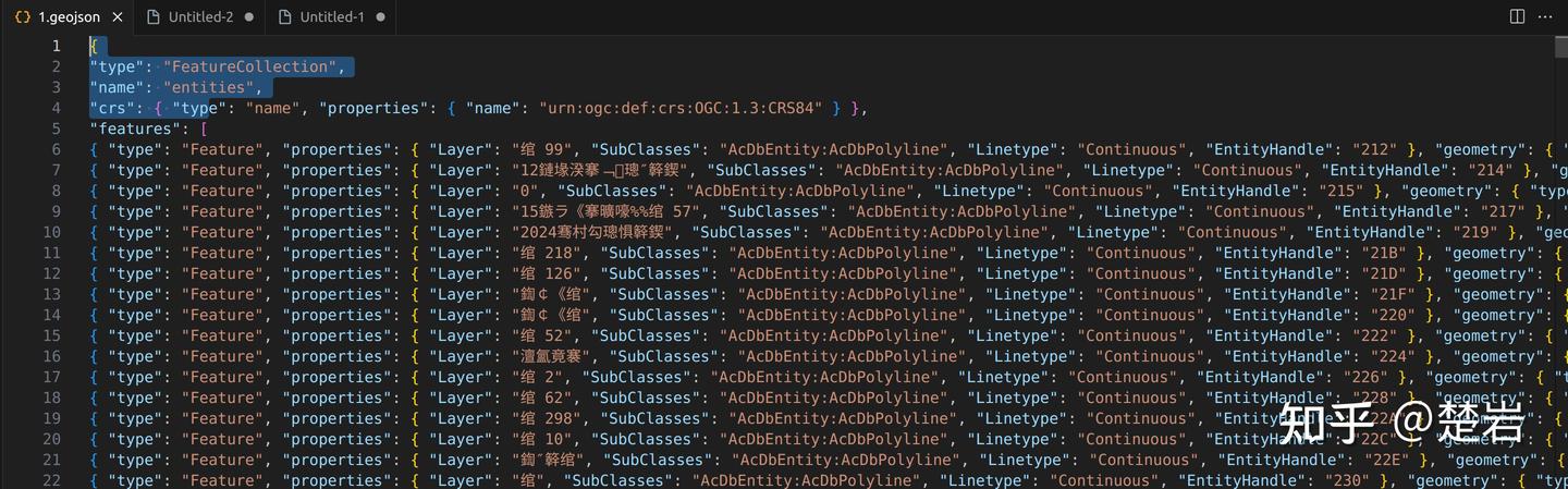 如何将CAD数据转换成GeoJSON？ - 知乎