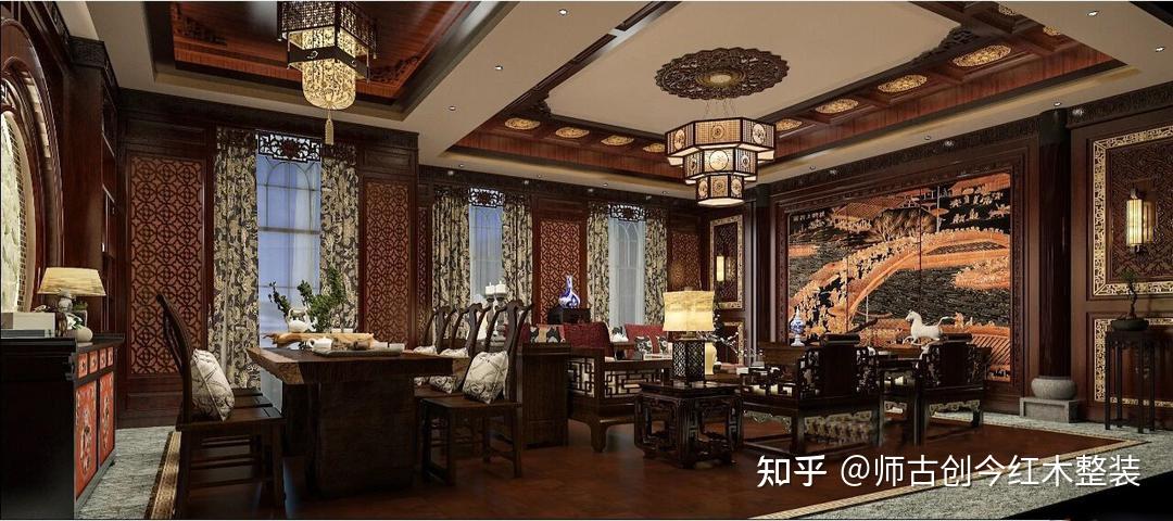 中式红木装修，铺垫极致奢华的韵味 - 知乎