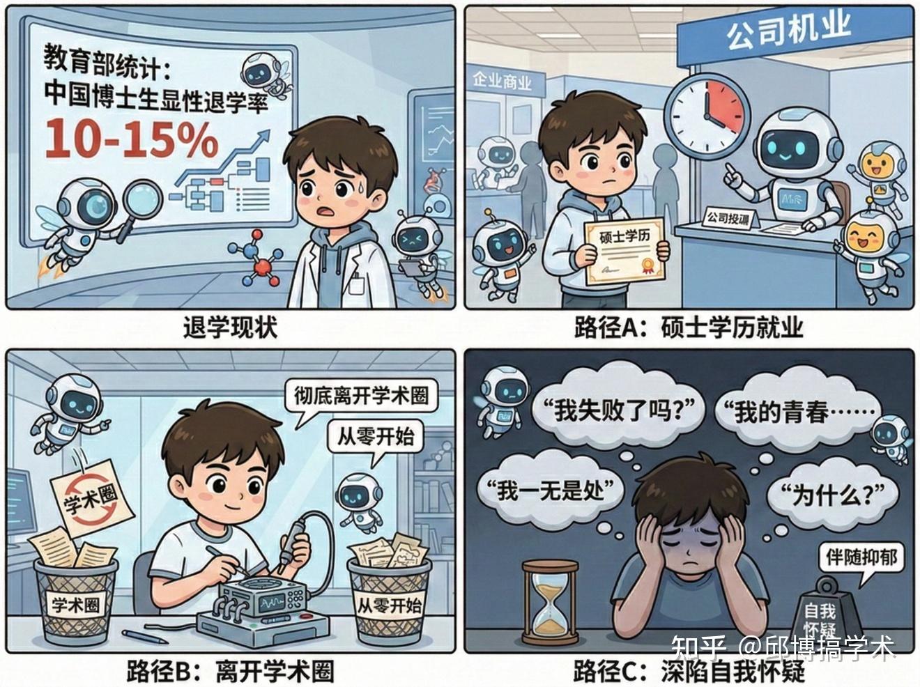 为什么很多人明明没有读博的能力,却依然选择读博? - 知乎