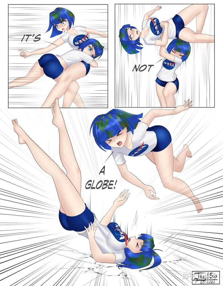 这幅地球拟人二次元画出自哪里