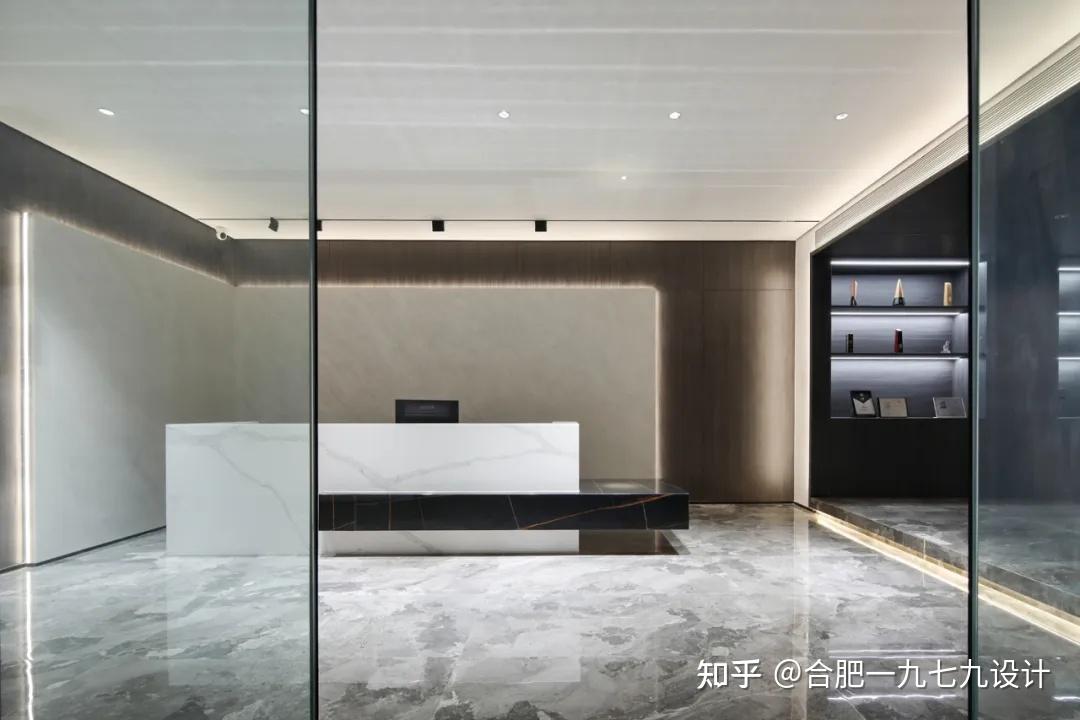高级感现代办公室空间设计效果分享 - 知乎