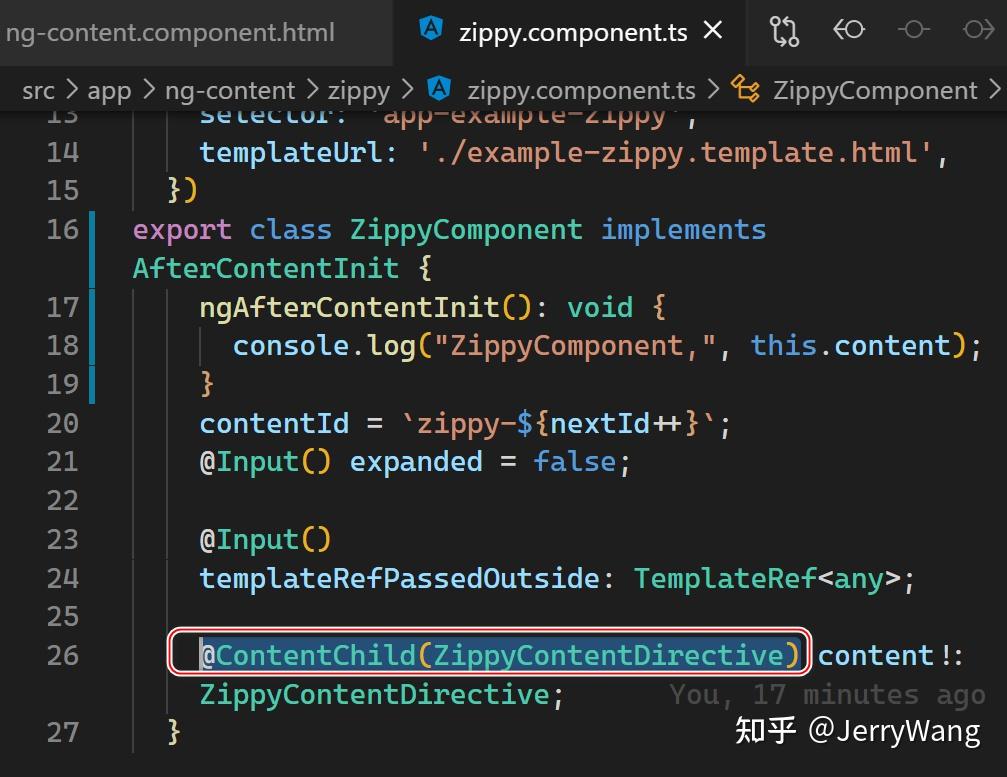 Angular 内容投影出现 No provider for TemplateRef found 错误的单步调试 - 知乎