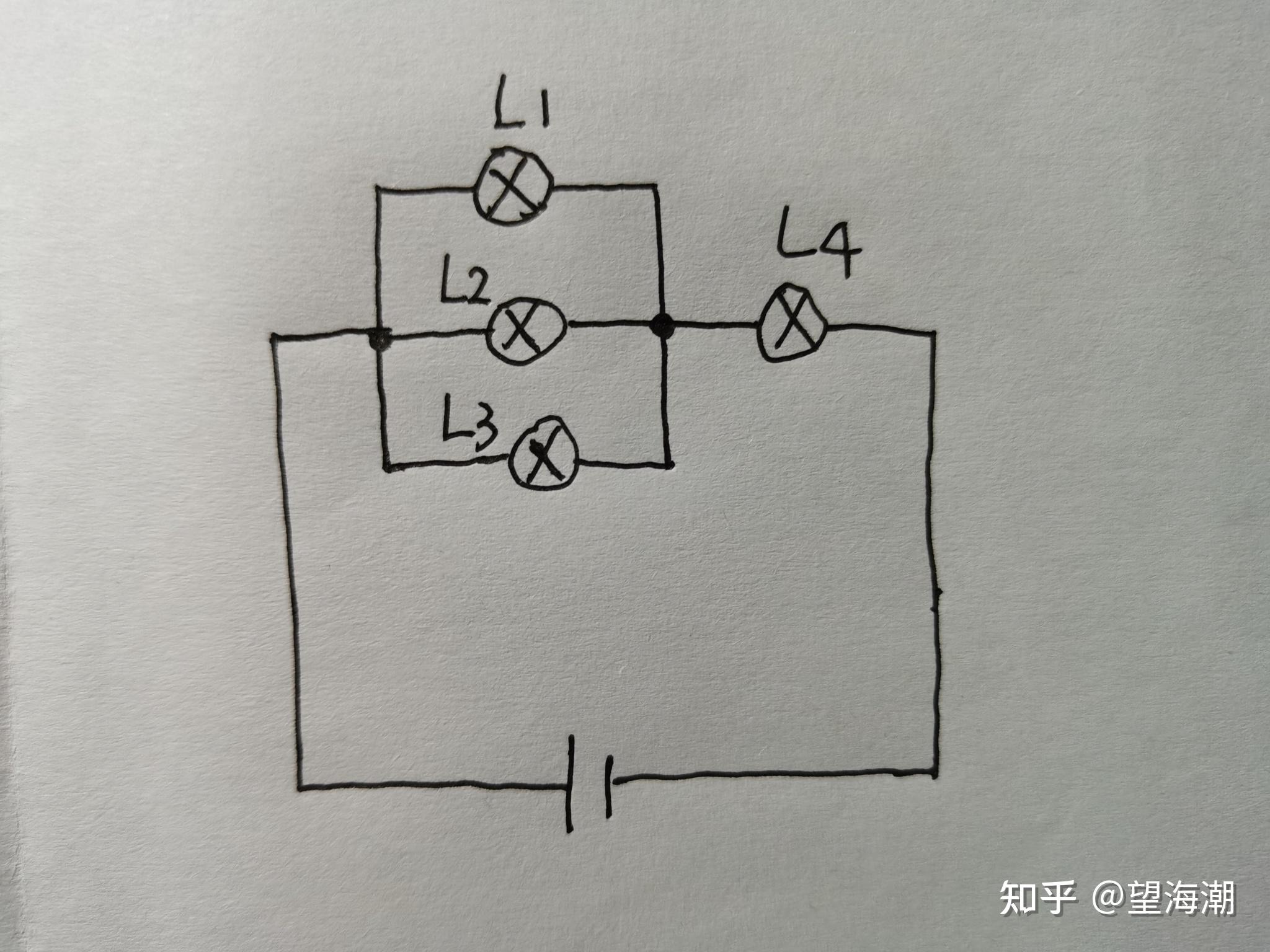 为何此时用电器l1和l2不会被短接? - 知乎