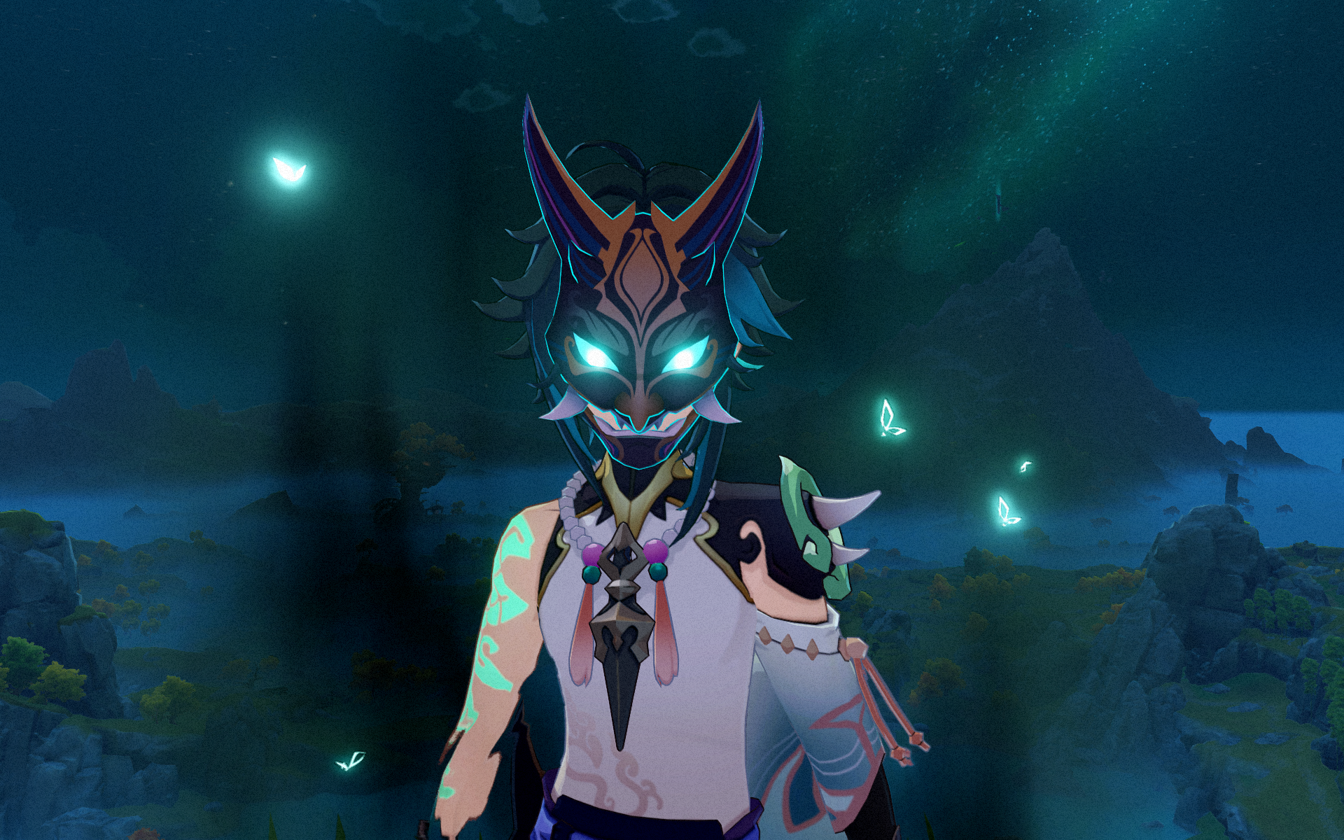 求原神魈高清美图无水印