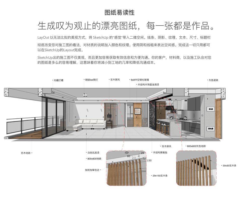 Su Layout Pattern 如何用SU结合LAYOUT画施工图? - 知乎