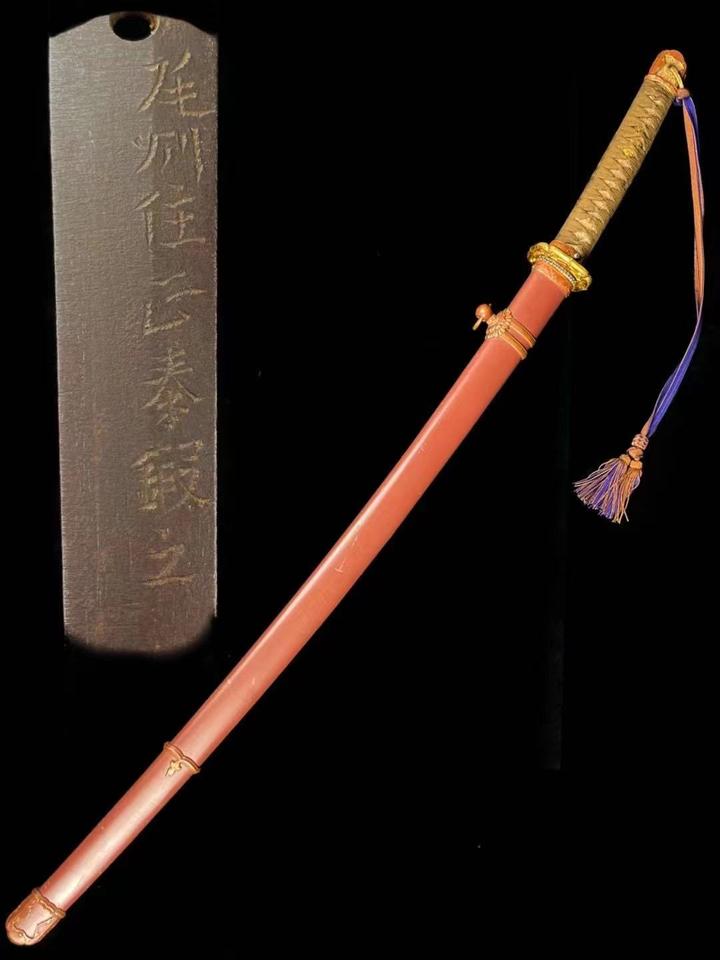 軍刀 模造刀 大刀 革鞘 鮫皮 日本刀 陸軍 - 個人装備