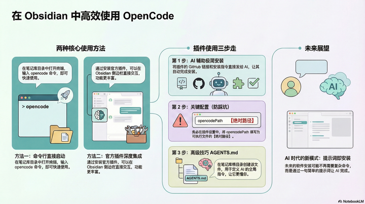 在 Obsidian 中使用 opencode，助力AI写作 - 知乎