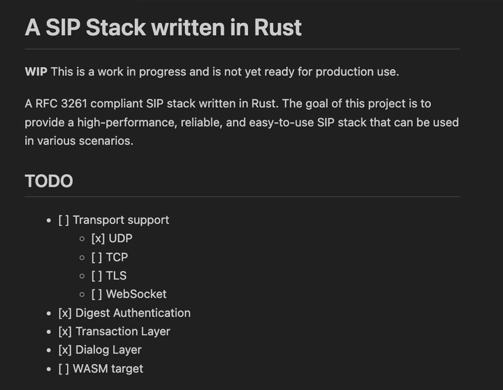 20天用RUST写一个SIP协议栈 - 知乎