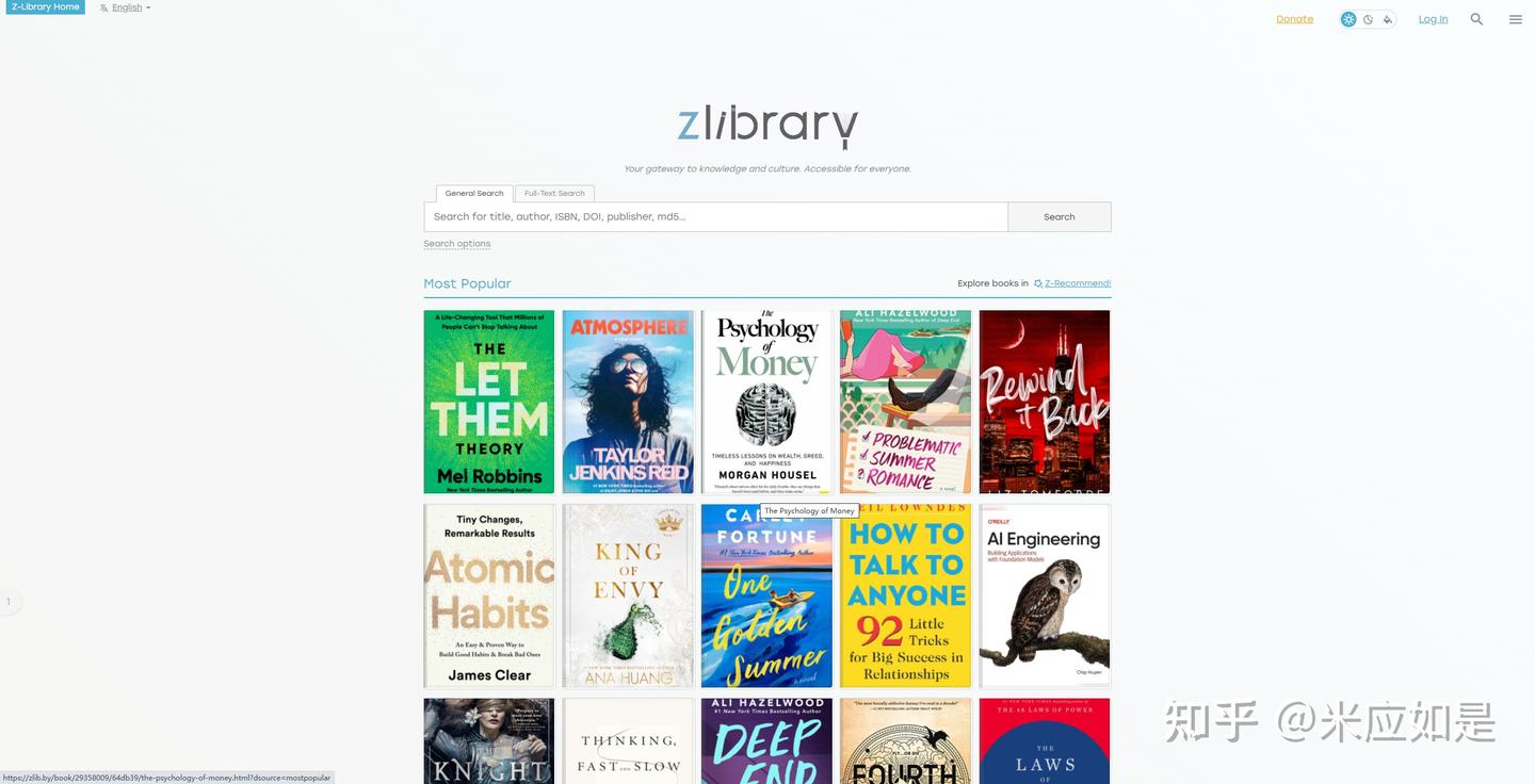 Z Li Ba R Y Z-Library使用指南(2025) - 知乎