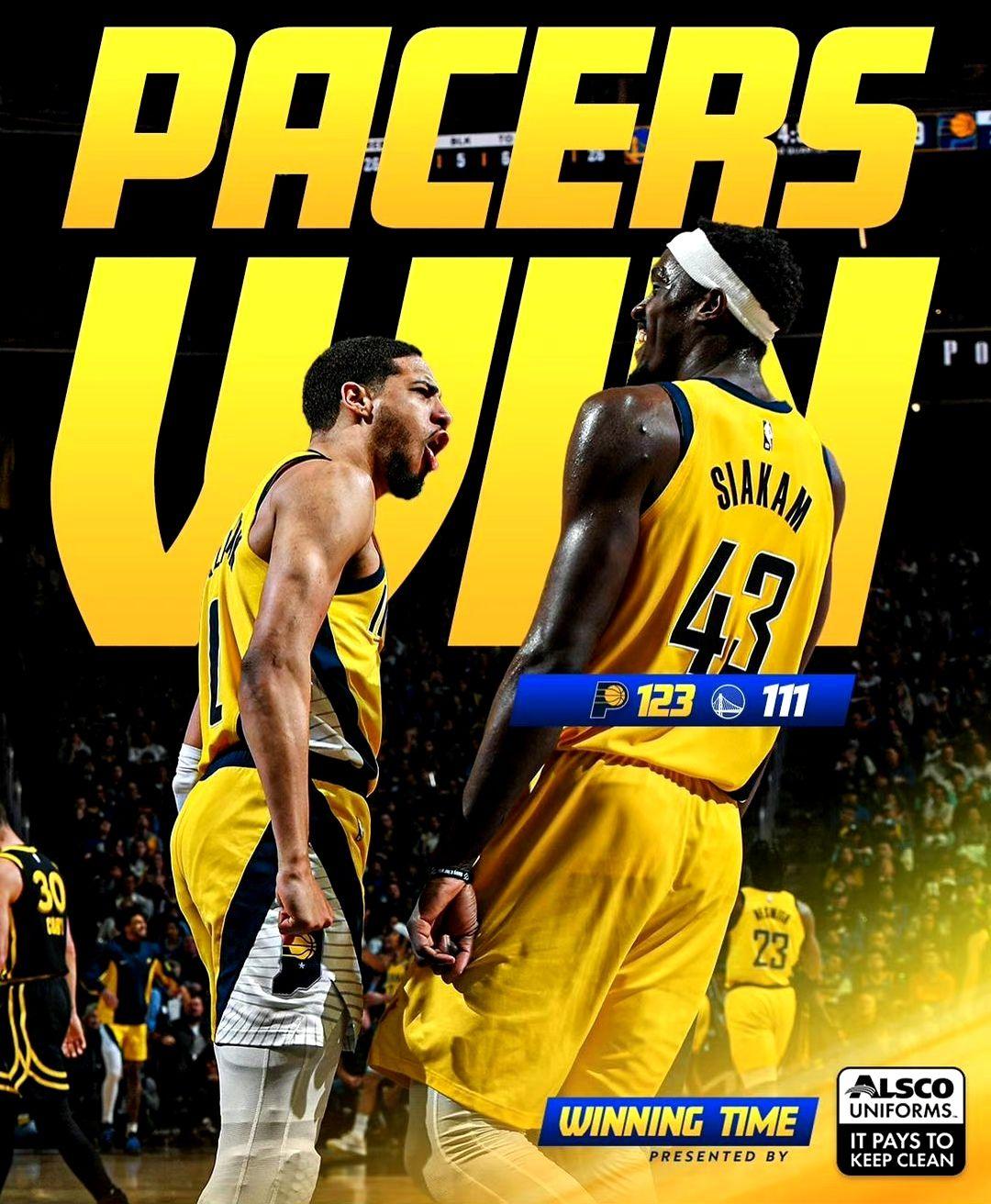 2324赛季nba勇士111123步行者如何评价这场比赛