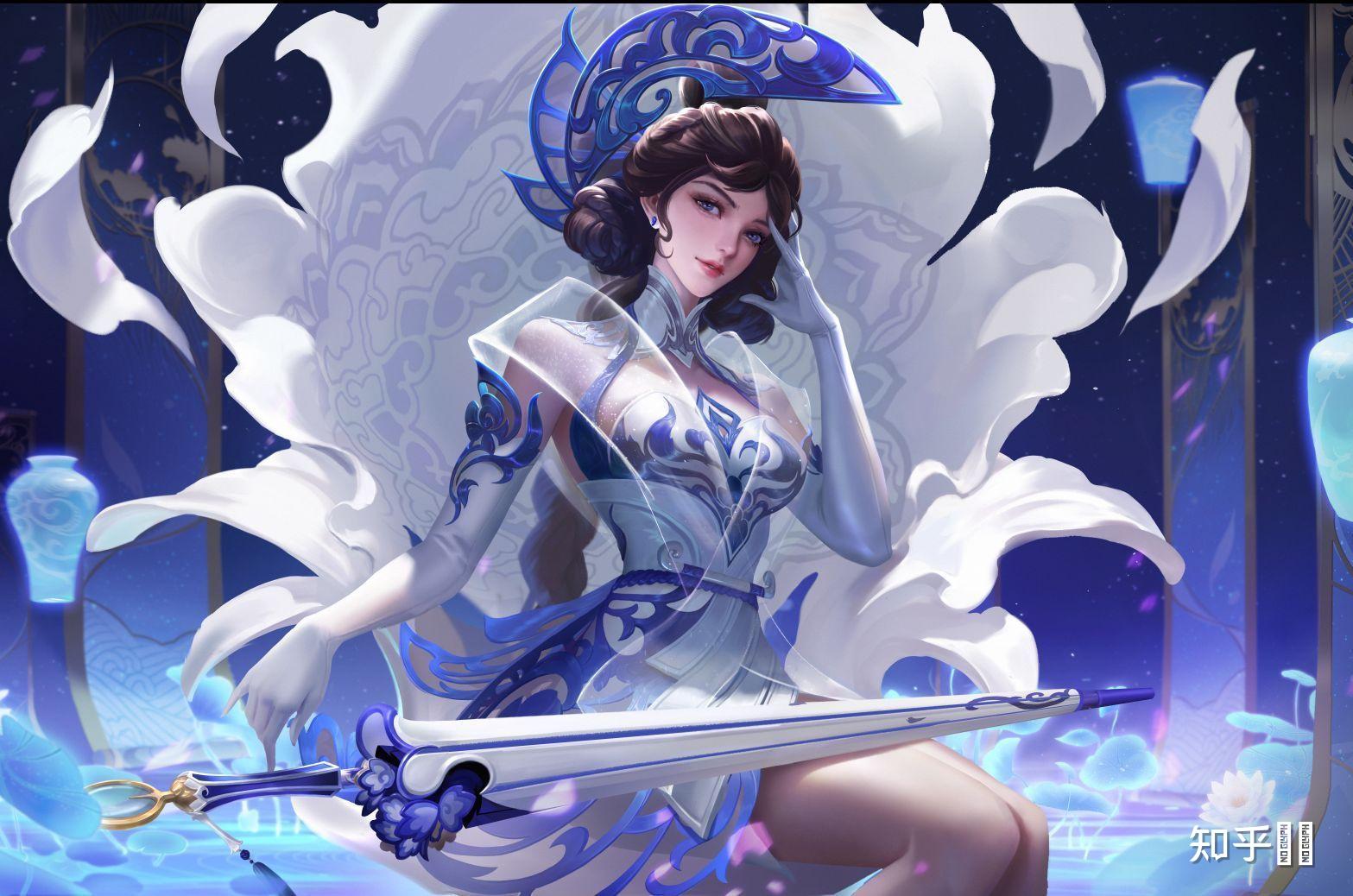 如何评价《王者荣耀》露娜六元新皮肤「瓷语鉴心」?