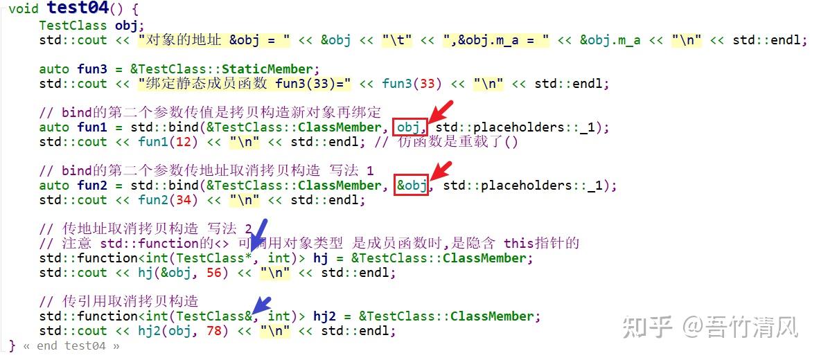 std::bind绑定函数调用参数 - 知乎