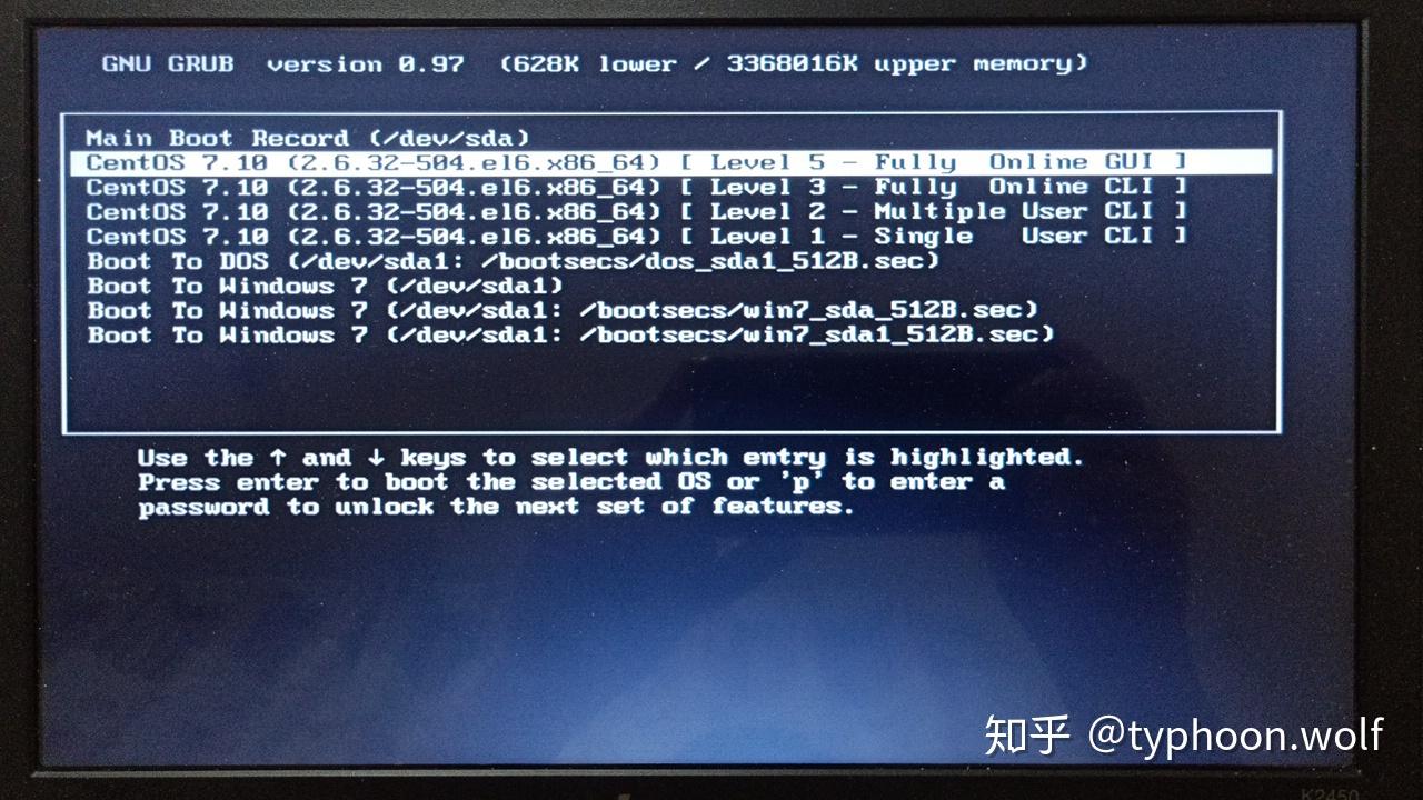 安装时把grublilo写到linux分区的引导区还是主引导扇区mbr