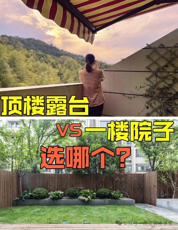 到底是买一楼带院子,还是顶楼带露台呢? - 知乎