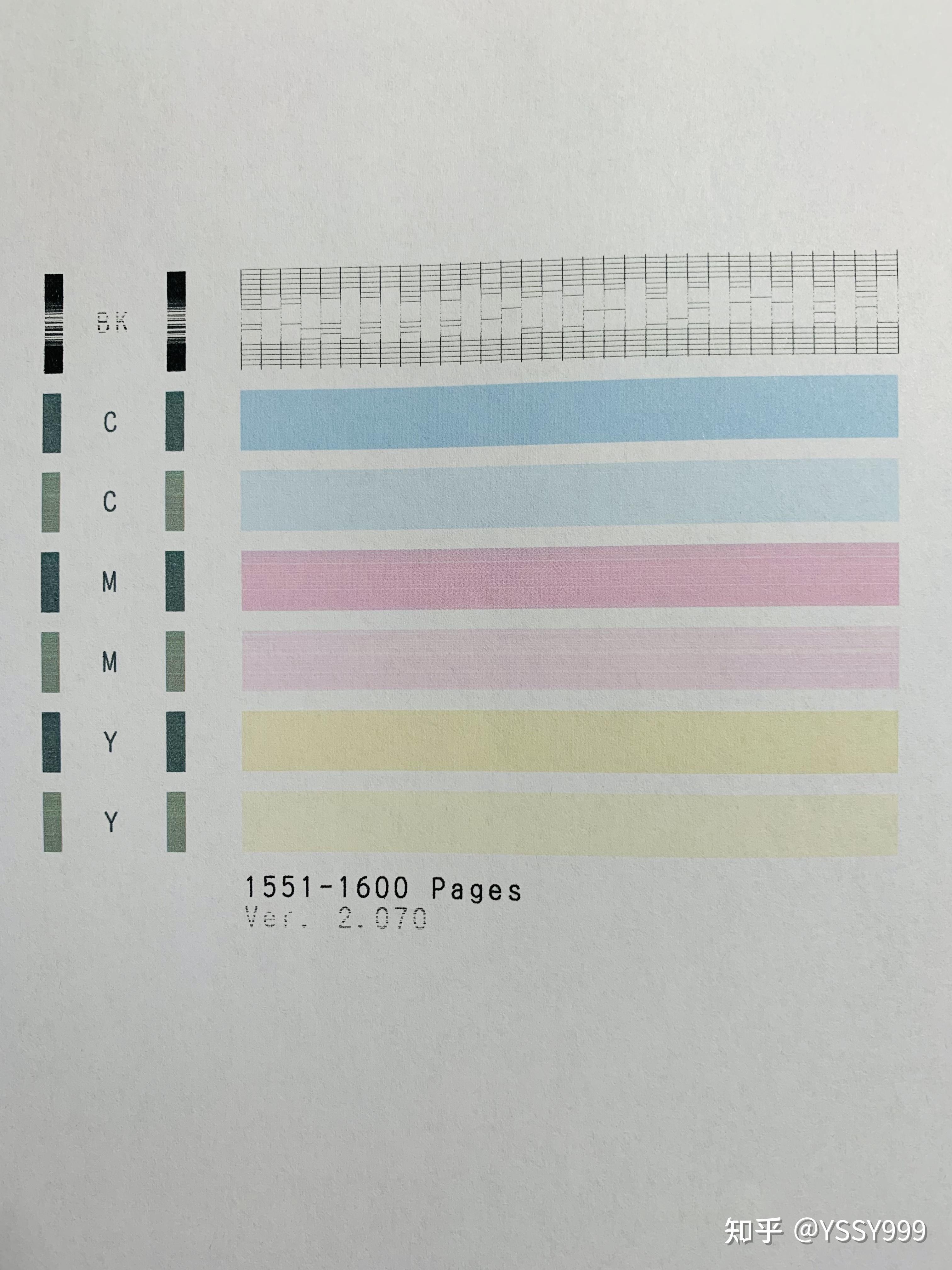 佳能mg3680喷墨打印机打印出来黑色有白条纹,清洗多遍还是如此,彩色部