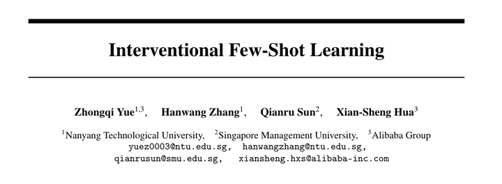 【论文笔记】Interventional Few-Shot Learning - 知乎