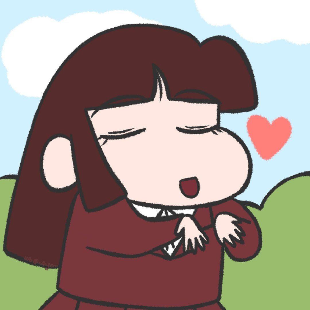 各位有蜡笔小新小爱的头像吗? - 知乎