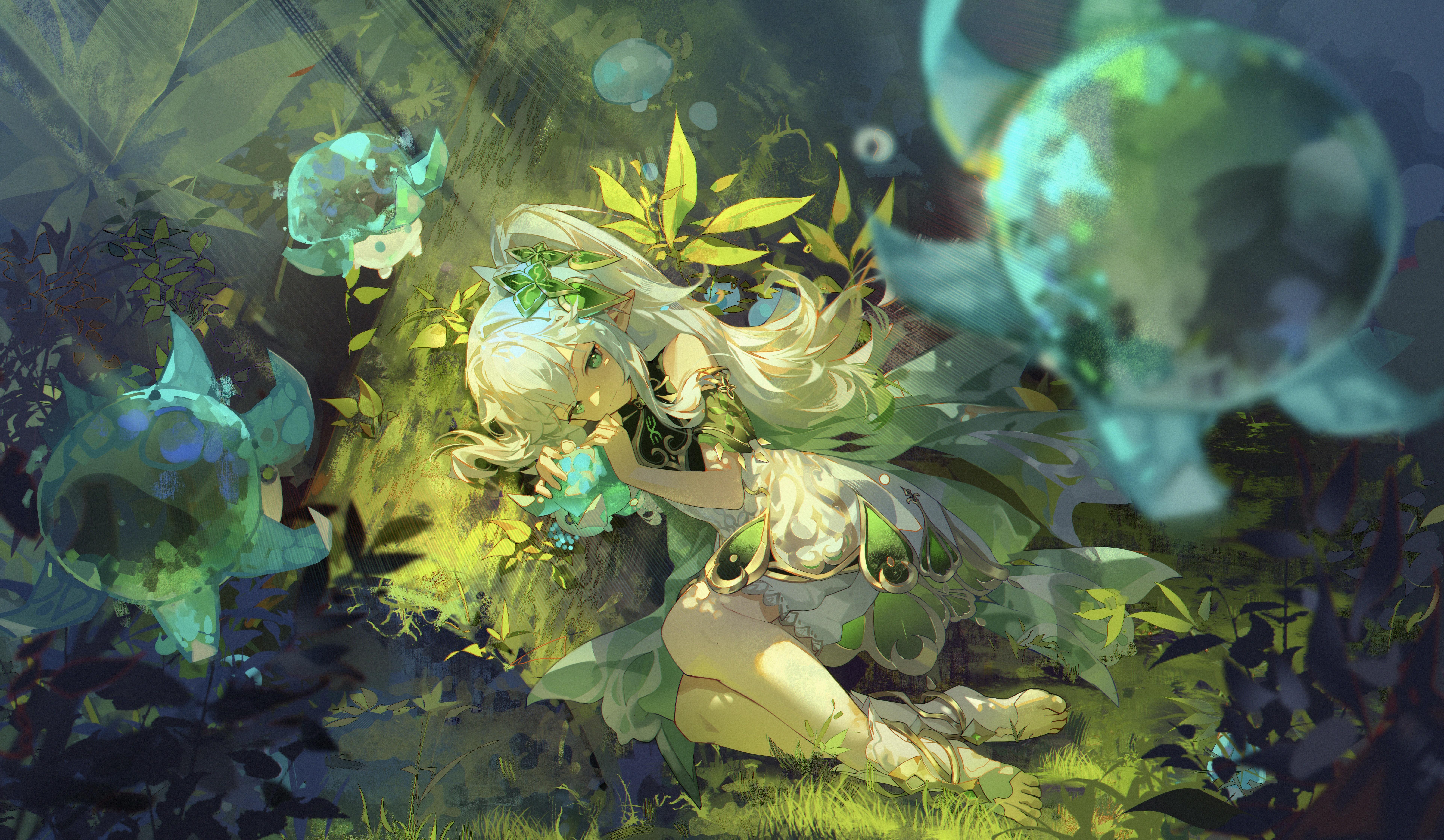 大慈树王折下世界树最纯净的枝桠,才有了纳西妲,这个过程是植物组织