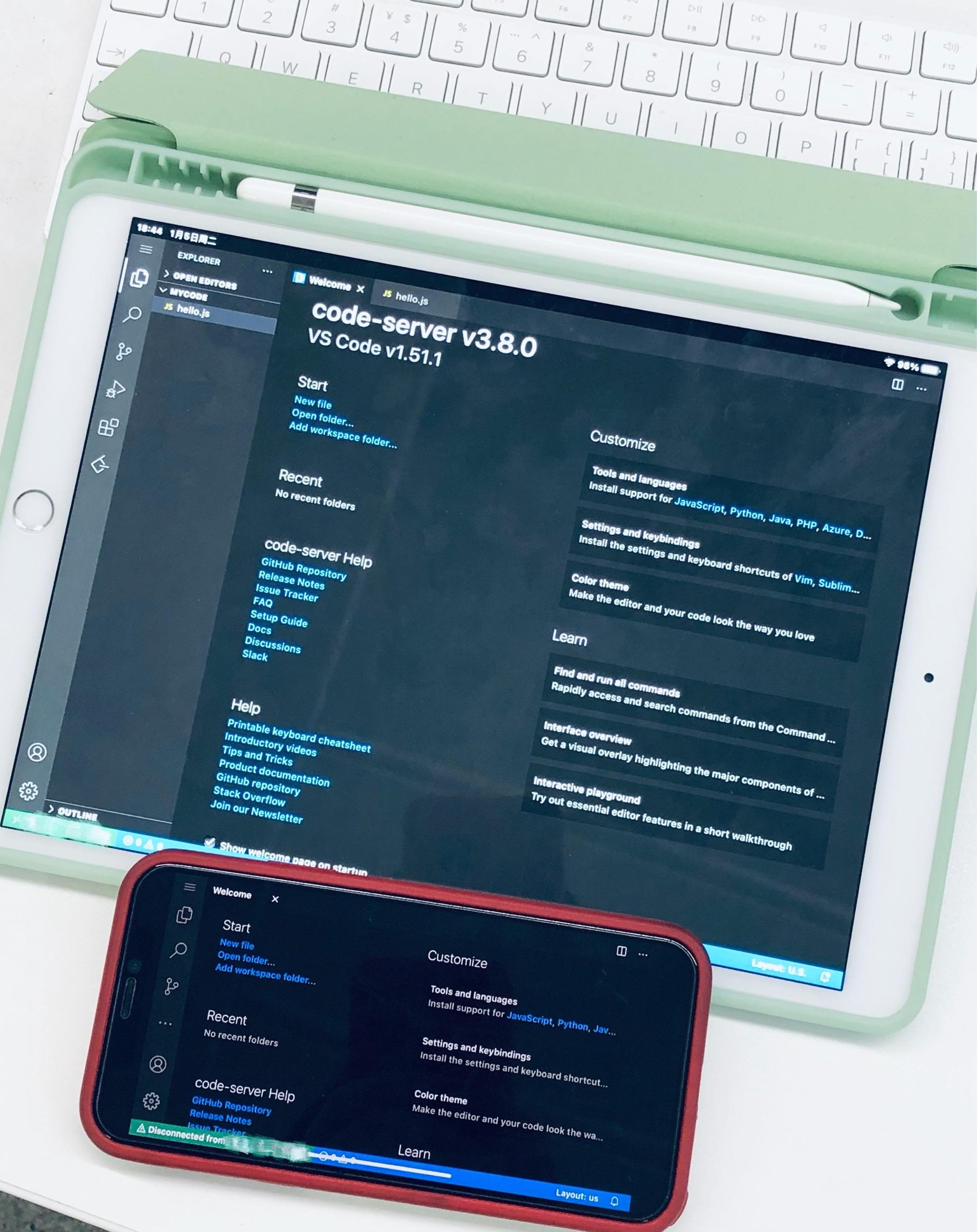 code-server实现iPad上使用Visual Studio Code - 知乎