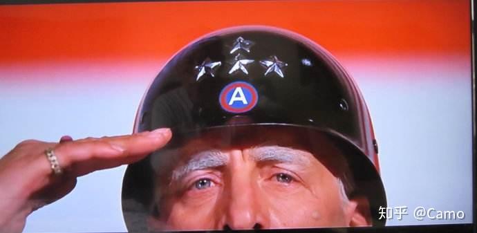 巴顿将军头盔上的a表示什么