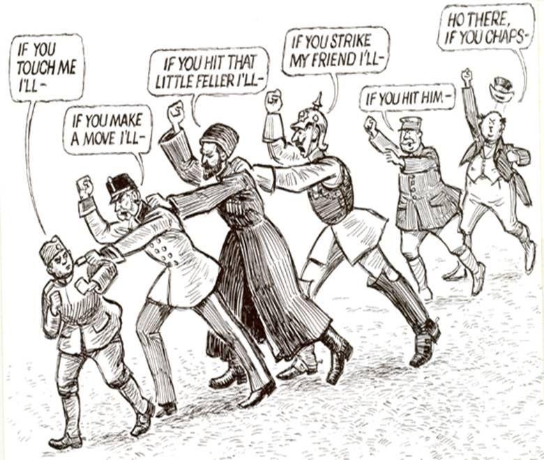 第一次世界大战爆发,为什么是因为弗朗茨·斐迪南大公被刺杀引起的?