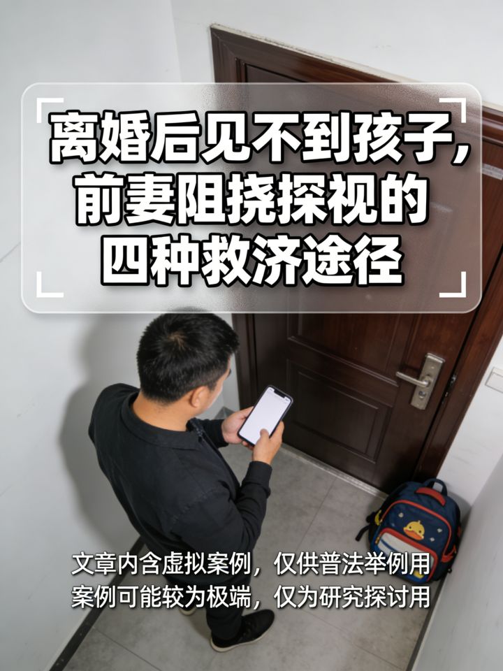 离婚后见不到孩子,前妻阻挠探视的四种救济途径 - 知乎
