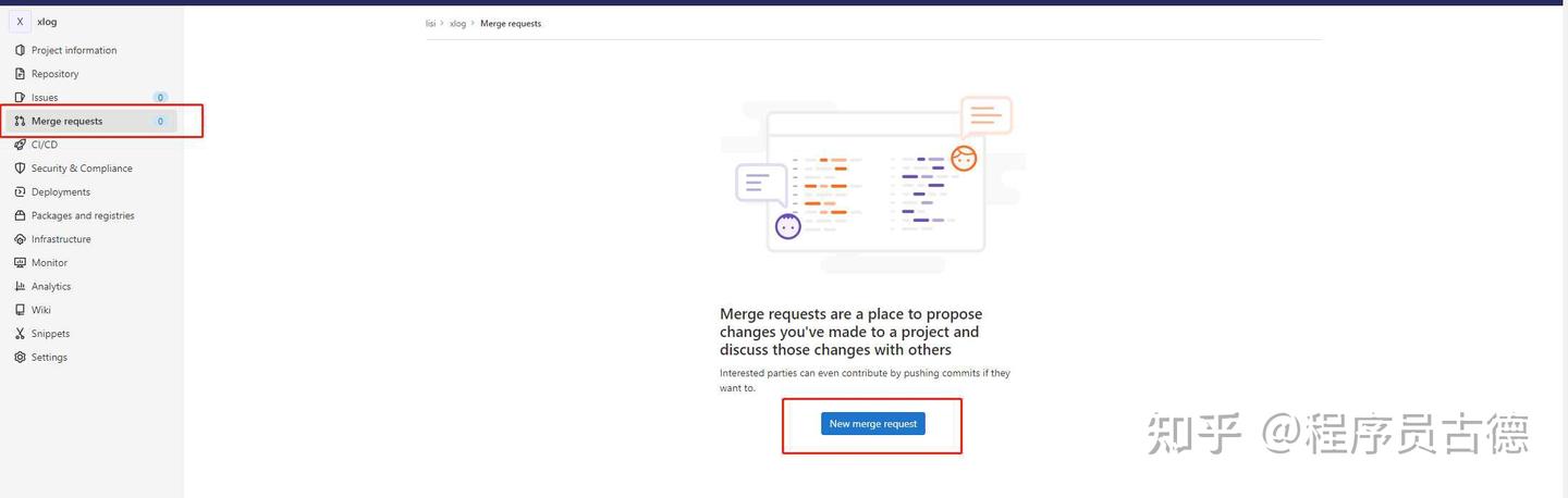 Gitlab中merge request操作说明 - 知乎